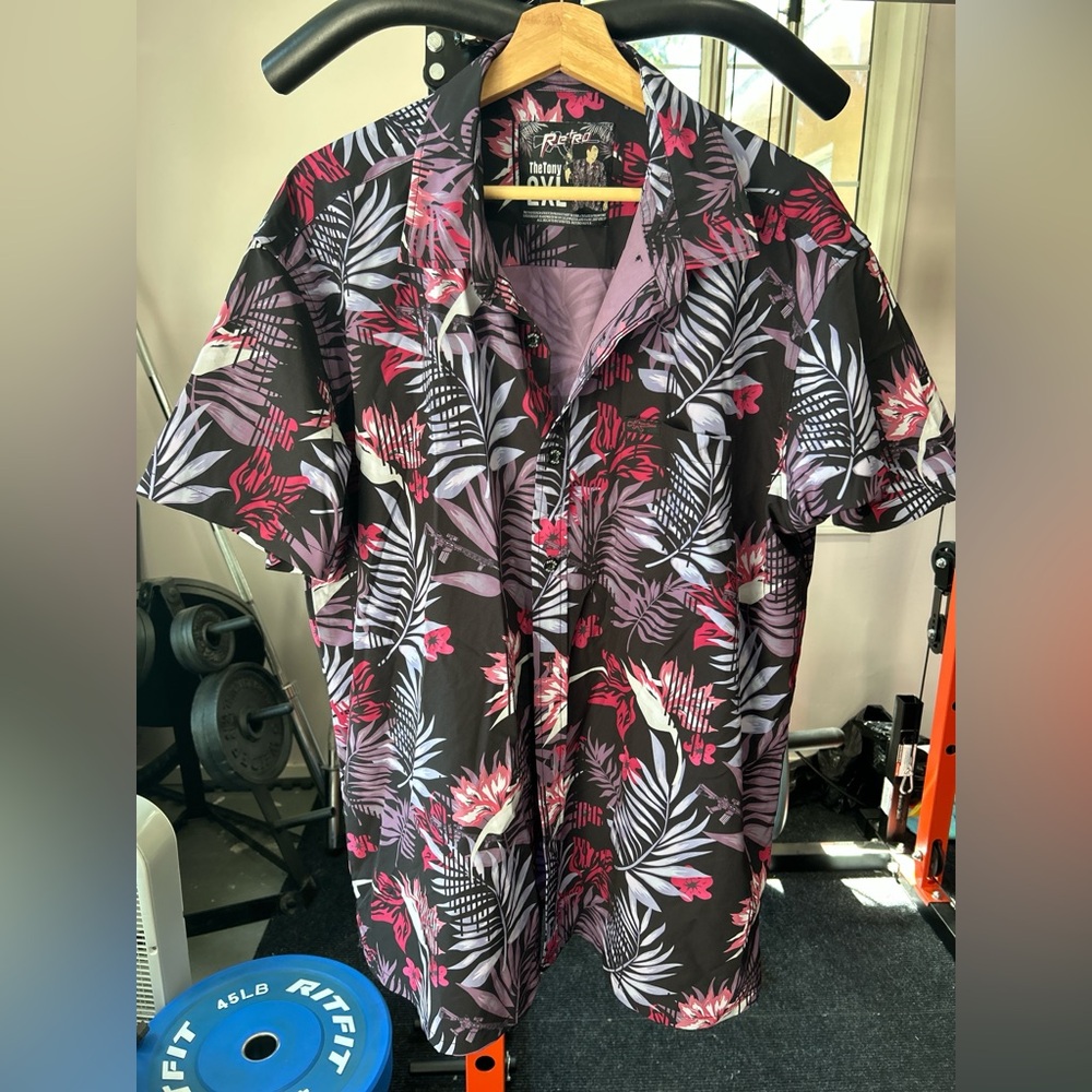 Retro Rifle Tony Soprano 2XL Hawaiian Shirt